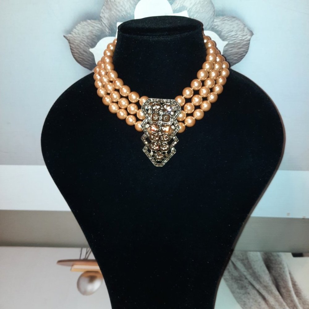Heidi Daus "Champagne Cocktail" necklace